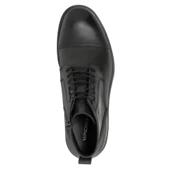 Abel Black Leather