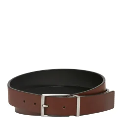 Alec Reversible Belt Black/Whiskey