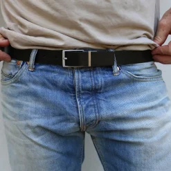 Alec Reversible Belt Black/Whiskey