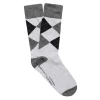 Argyle Men'S Dress Sock Grey Marle