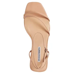 Callie Nude Leather Heel