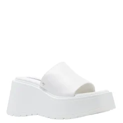 Candy White Leather Sandal