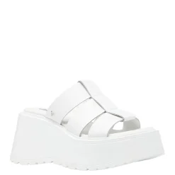 Capricorn White Leather Sandal