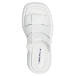 Capricorn White Leather Sandal