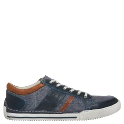 Cedric Navy Leather
