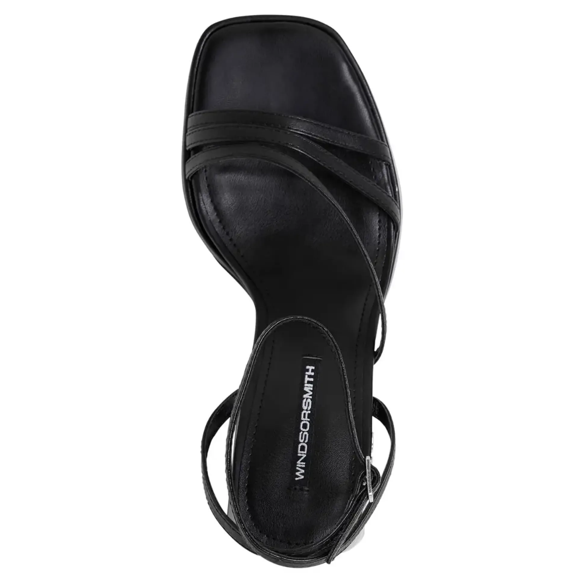 Charms Black Leather Heels