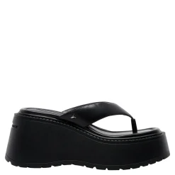 Cliche Black Leather Sandal