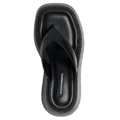 Cliche Black Leather Sandal