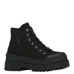 Deserve Black Canvas Boot