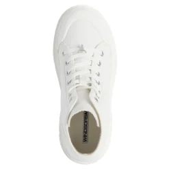 Deserve White Canvas Boot