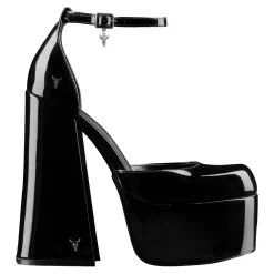 Diamonds Black Patent Leather