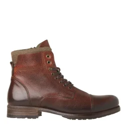 Feverr Cognac Leather Boots