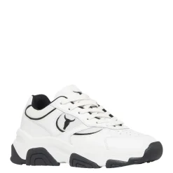 Ghosted White Leather / Black