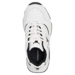 Ghosted White Leather / Black
