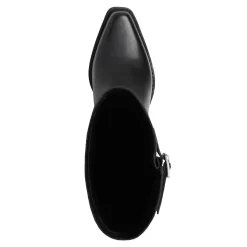 Hooked Black Leather