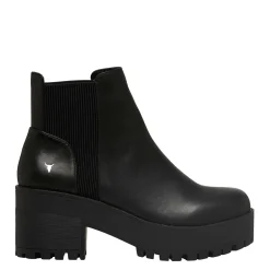 Icon Black Leather
