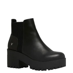 Icon Black Leather
