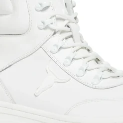 Laken White Leather