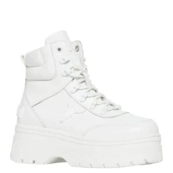 Laken White Leather