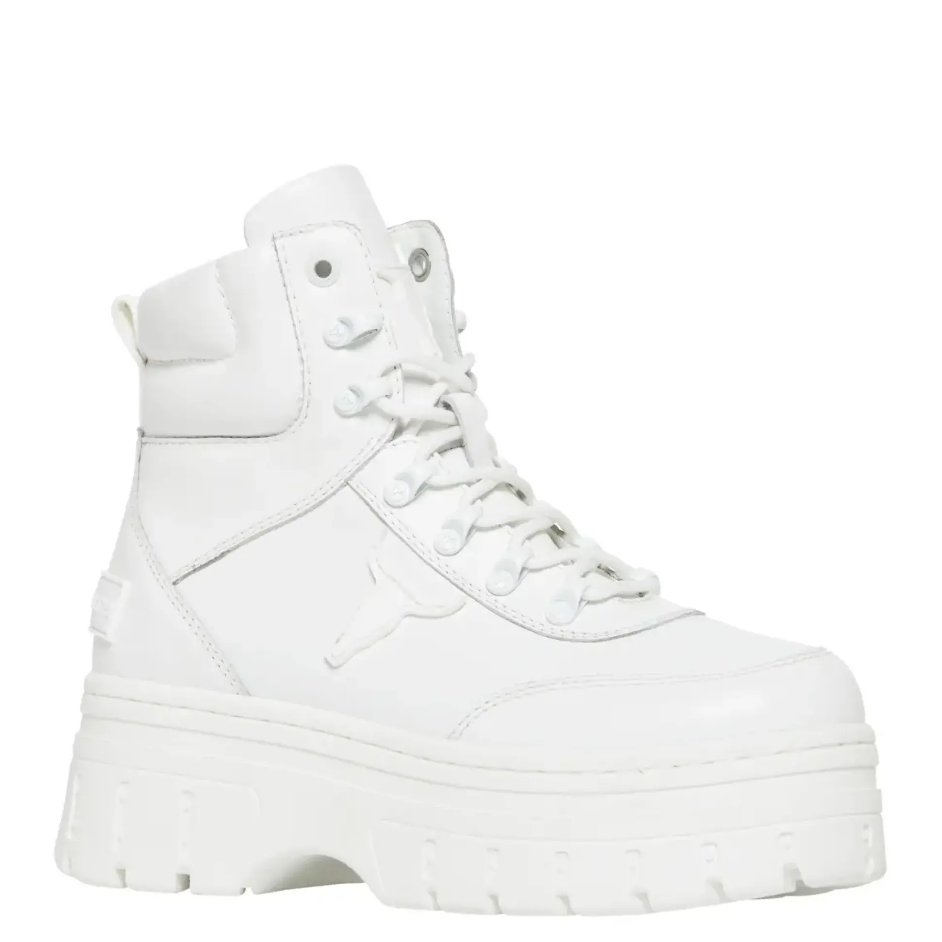 Laken White Leather