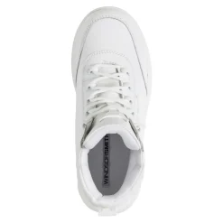 Laken White Leather