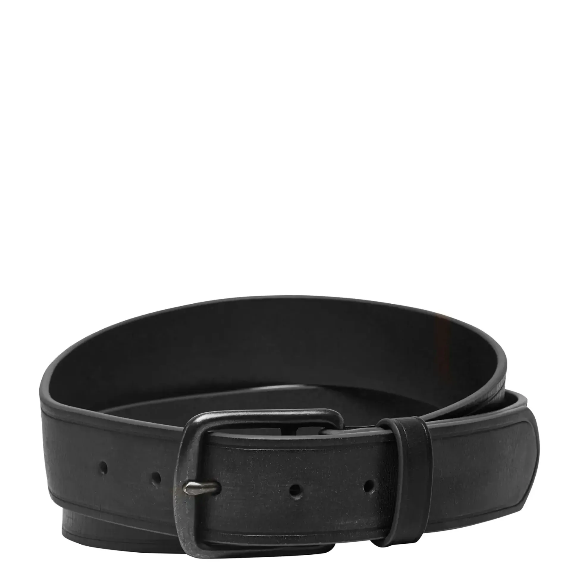 Louis Jean Belt Black Leather