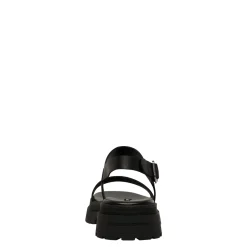 Loyalty Black Leather Sandal