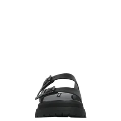 Lullaby Black Leather Sandal