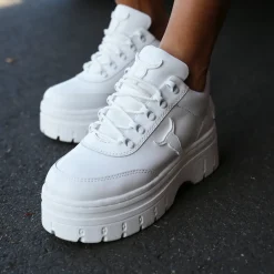 Lux White Leather