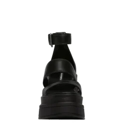 Match Black Leather Sandal