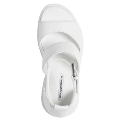 Match White Leather Sandal