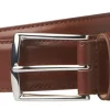 Men'S Dress Belt Whisky Leather