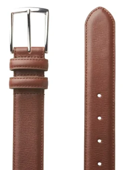 Men'S Dress Belt Whisky Leather