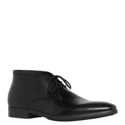 Myles Black Leather