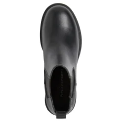 Obsess Black Leather Boot