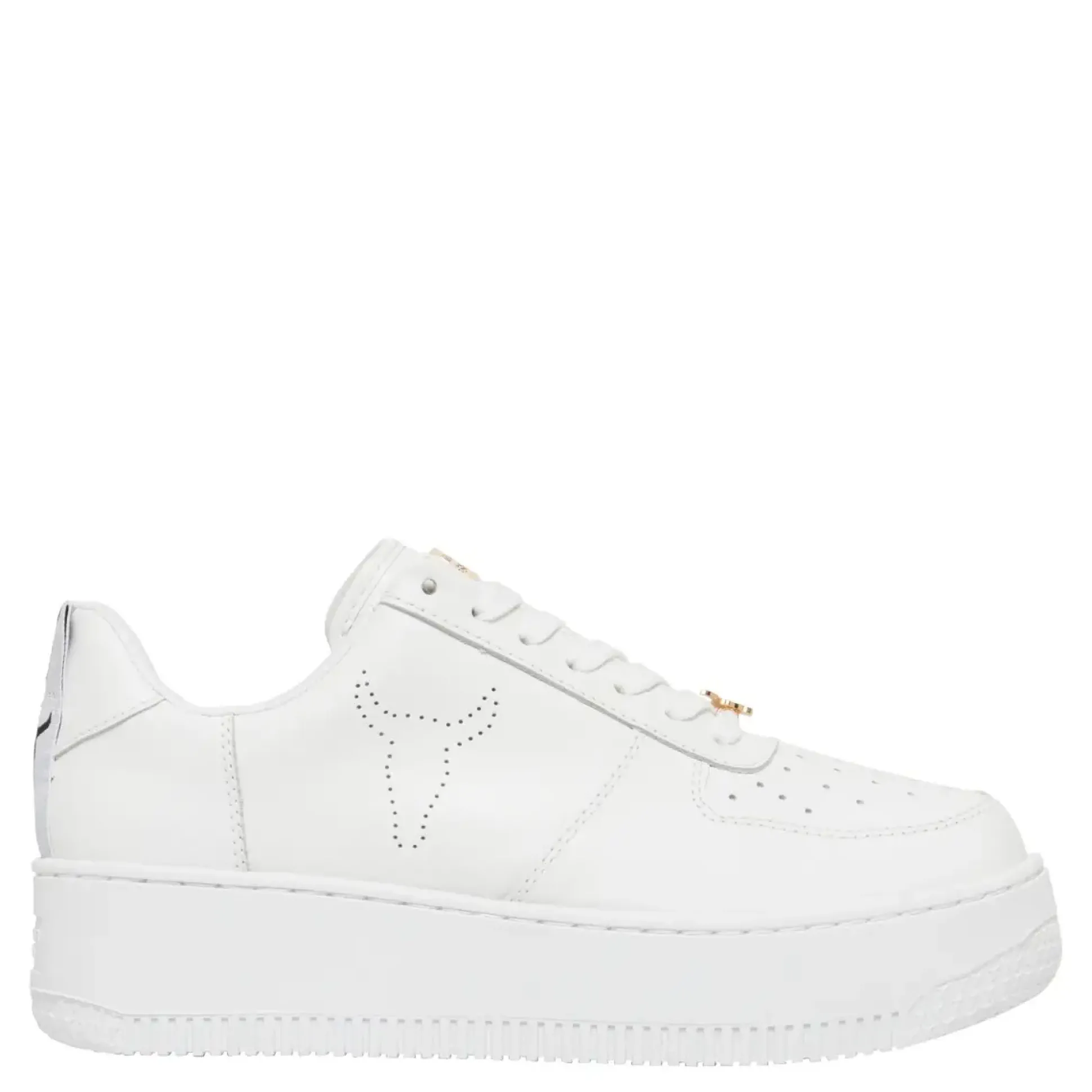 Racerr White Leather