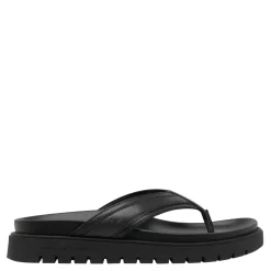 River Black Leather