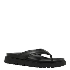 River Black Leather