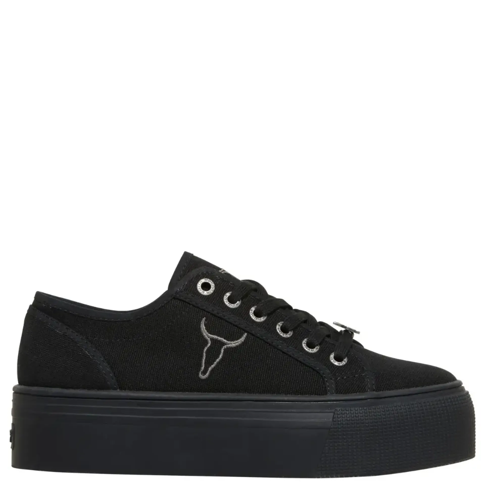 Ruby Black Canvas / Black Sneaker