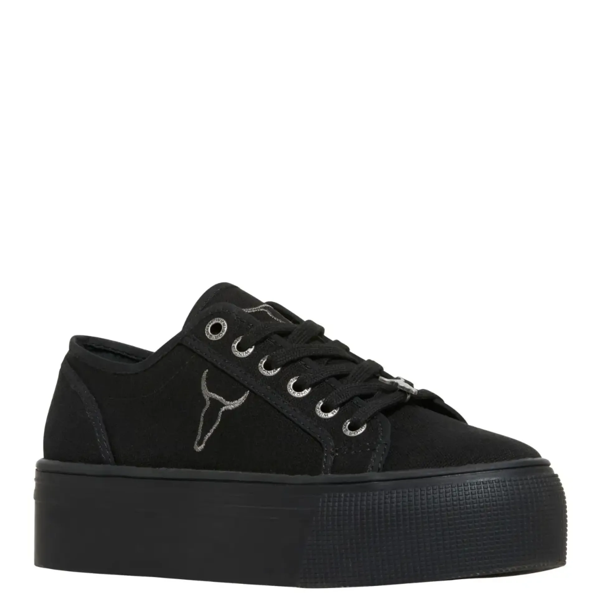 Ruby Black Canvas / Black Sneaker