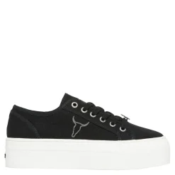 Ruby Black Canvas / White Sneaker