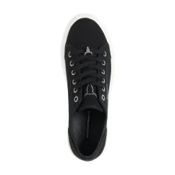Ruby Black Canvas / White Sneaker