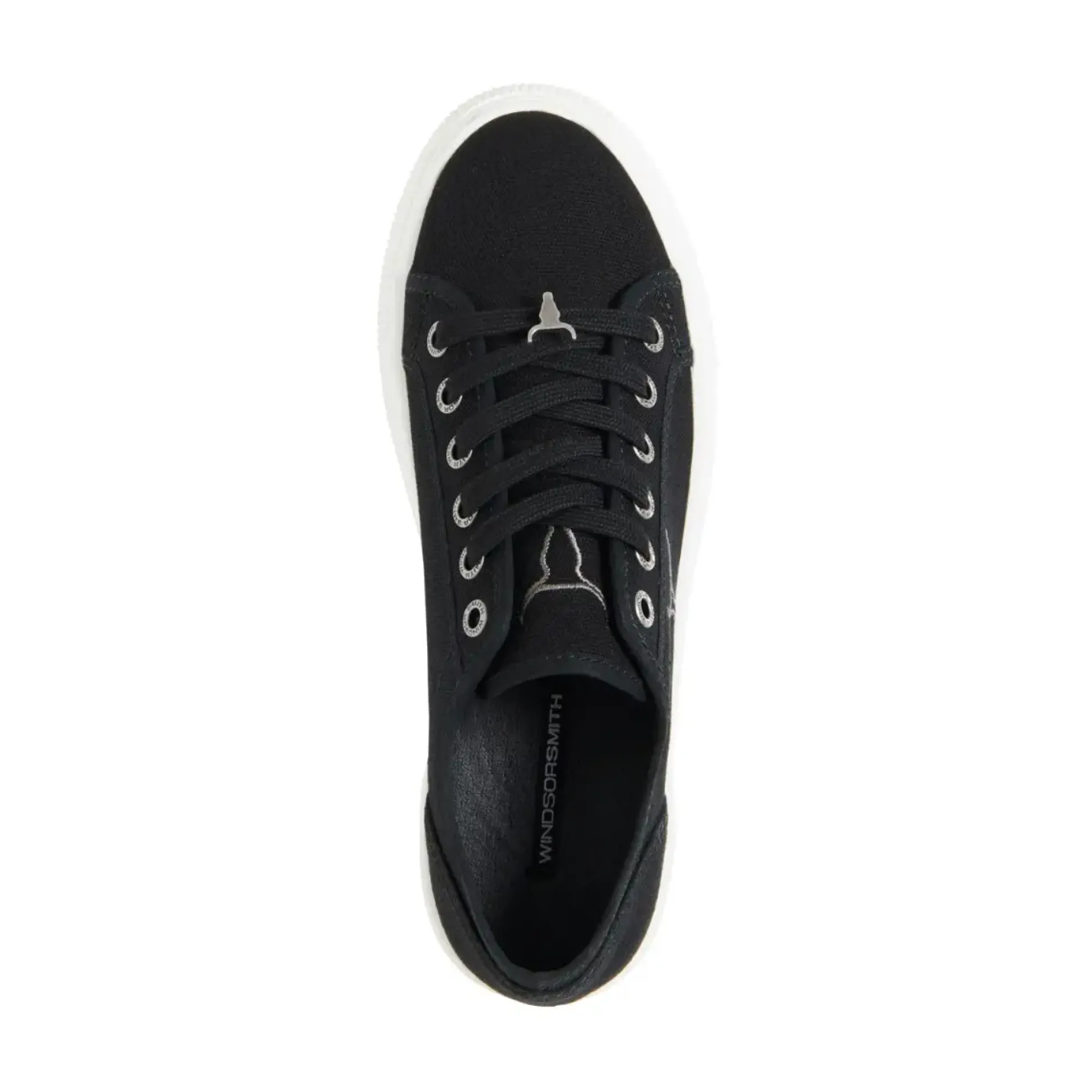 Ruby Black Canvas / White Sneaker