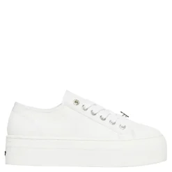 Ruby White Canvas Sneaker