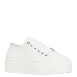 Ruby White Canvas Sneaker