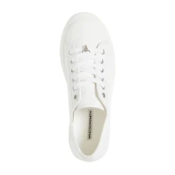 Ruby White Canvas Sneaker