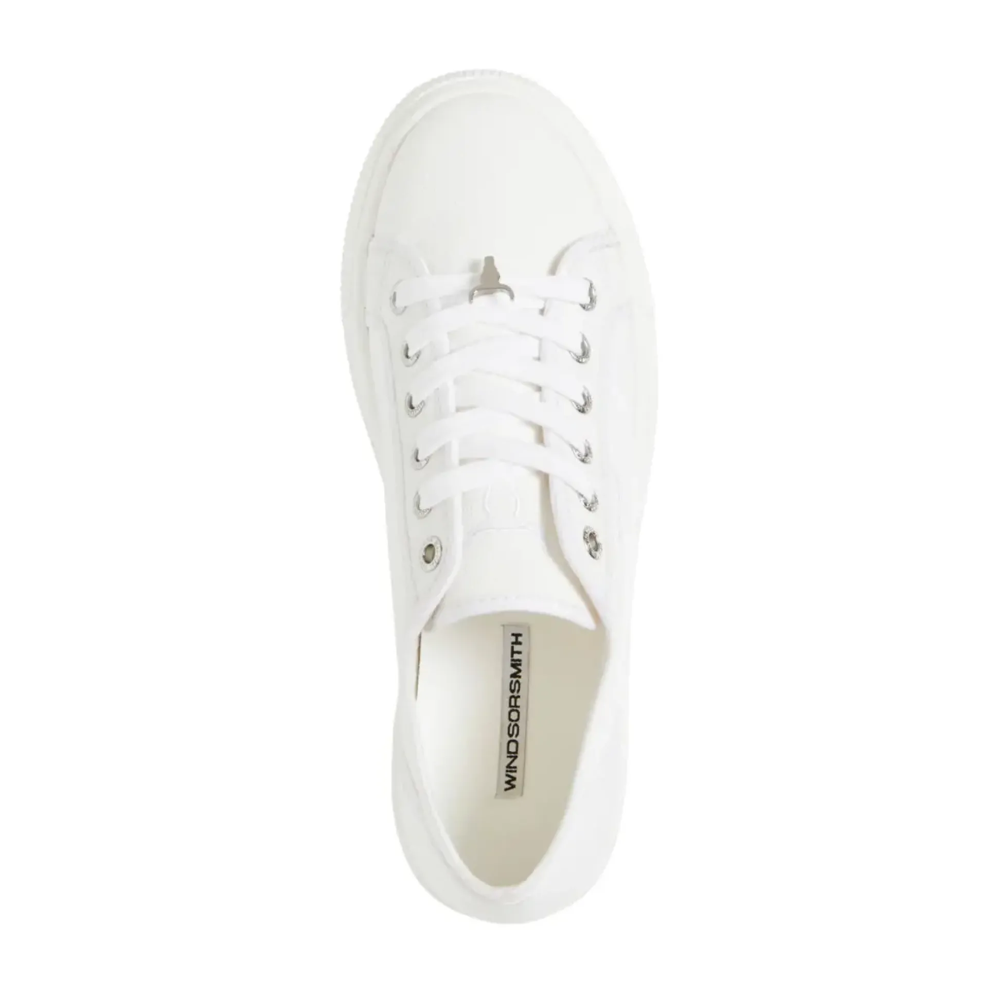 Ruby White Canvas Sneaker