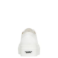Ruby White Canvas Sneaker
