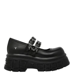 Scary Black Leather