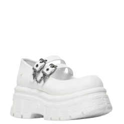 Scary White Leather
